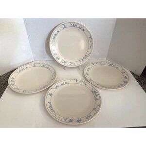 CORELLE First of Spring Dinner Plates 10 1/4" Set of 4 Corning Ware USA Beige